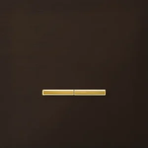 Basalte Chopin: Chopin - 1-gang - bronze - dual levers gold without LED