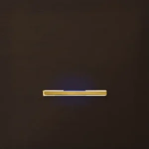 Basalte Chopin: Chopin - 1-gang - bronze - single lever gold with LED