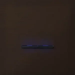 Basalte Chopin: Chopin - 1-gang - bronze - dual levers black with LED
