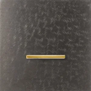 Basalte Chopin: Chopin - 1-gang - fer forgé grey - single lever gold without LED