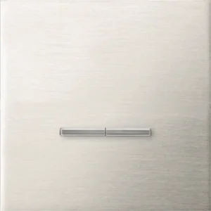 Basalte Chopin: Chopin - 1-gang - brushed nickel - dual levers chrome without LED