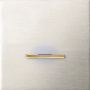 Basalte Chopin: Chopin - 1-gang - brushed nickel - single lever gold with LED