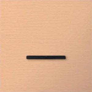 Basalte Chopin: Chopin - 1-gang - rosé - dual levers black without LED