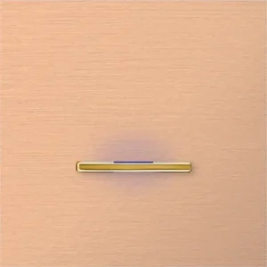 Basalte Chopin: Chopin - 1-gang - rosé - single lever gold with LED