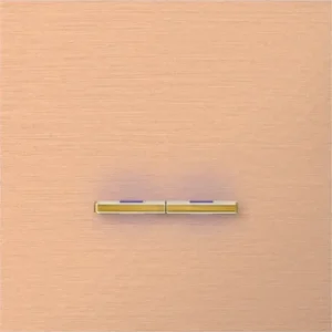 Basalte Chopin: Chopin - 1-gang - rosé - dual levers gold with LED