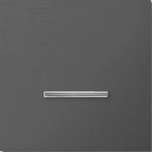 Basalte Chopin: Chopin - 1-gang - brushed volcanic grey - single lever chrome without LED