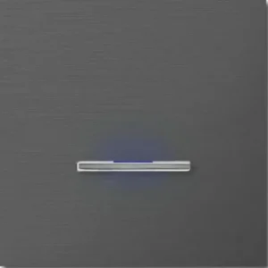 Basalte Chopin: Chopin - 1-gang - brushed volcanic grey - single lever chrome with LED