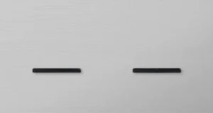 Basalte Chopin: Chopin - 2-gang horizontal - brushed aluminium - single lever & dual levers black without LED