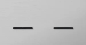 Basalte Chopin: Chopin - 2-gang horizontal - brushed aluminium - dual levers & single lever black without LED