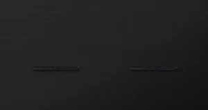 Basalte Chopin: Chopin - 2-gang horizontal - brushed black - dual levers & dual levers black without LED