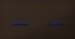 Basalte Chopin: Chopin - 2-gang horizontal - bronze - dual levers & single lever black with LED