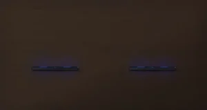 Basalte Chopin: Chopin - 2-gang horizontal - bronze - dual levers & dual levers black with LED