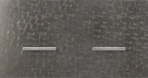 Basalte Chopin: Chopin - 2-gang horizontal - fer forgé grey - dual levers & single lever chrome without LED