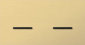 Basalte Chopin: Chopin - 2-gang horizontal - brushed brass - single lever & dual levers black without LED