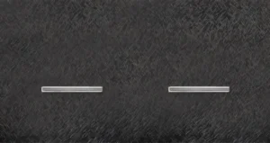 Basalte Chopin: Chopin - 2-gang horizontal - fer forgé gunmetal - single lever & single lever chrome without LED