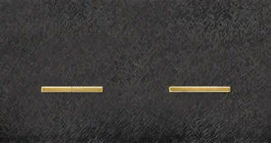 Basalte Chopin: Chopin - 2-gang horizontal - fer forgé gunmetal - dual levers & single lever gold without LED