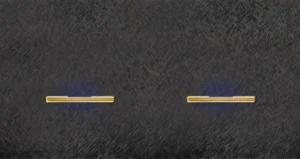 Basalte Chopin: Chopin - 2-gang horizontal - fer forgé gunmetal - single lever & single lever gold with LED