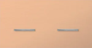 Basalte Chopin: Chopin - 2-gang horizontal - rosé - single lever & single lever chrome without LED
