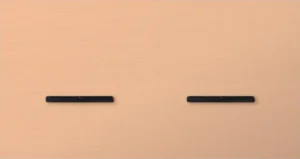 Basalte Chopin: Chopin - 2-gang horizontal - rosé - dual levers & dual levers black without LED