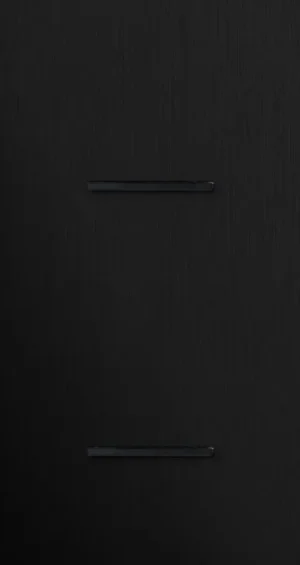 Basalte Chopin: Chopin - 2-gang vertical - brushed black - single lever & single lever black without LED
