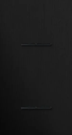 Basalte Chopin: Chopin - 2-gang vertical - brushed black - dual levers & dual levers black without LED