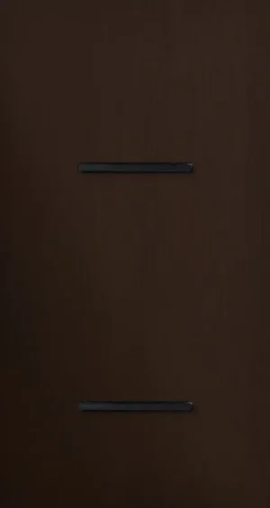 Basalte Chopin: Chopin - 2-gang vertical - bronze - single lever & single lever black without LED