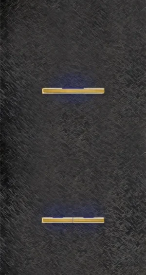 Basalte Chopin: Chopin - 2-gang vertical - fer forgé gunmetal - single lever & dual levers gold with LED