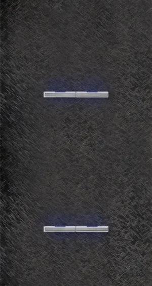 Basalte Chopin: Chopin - 2-gang vertical - fer forgé gunmetal - dual levers & dual levers chrome with LED