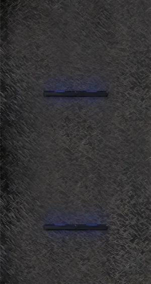 Basalte Chopin: Chopin - 2-gang vertical - fer forgé gunmetal - dual levers & dual levers black with LED