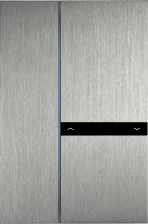 Basalte Fibonacci: Fibonacci - dual - Cresnet - brushed aluminium