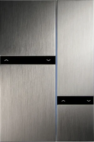 Basalte Fibonacci: Fibonacci - quad - KNX - brushed nickel