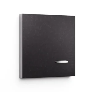 Basalte Matisse: Matisse KNX front - 1-gang - fer forgé gunmetal - 1 button - chrome
