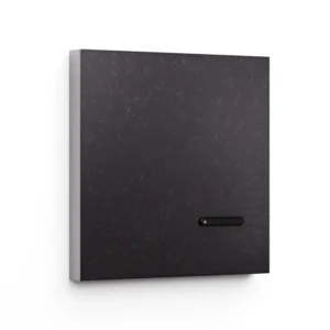 Basalte Matisse: Matisse KNX front - 1-gang - fer forgé gunmetal - 1 button - black
