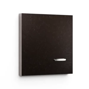 Basalte Matisse: Matisse KNX front - 1-gang - fer forgé bronze - 1 button - chrome