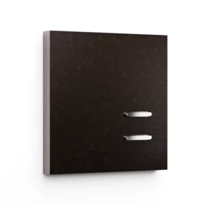 Basalte Matisse: Matisse KNX front - 1-gang - fer forgé bronze - 2 buttons - chrome