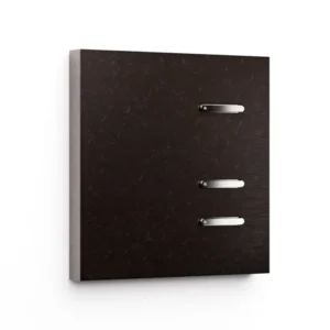 Basalte Matisse: Matisse KNX front - 1 gang - fer forgé bronze - 3i buttons - chrome