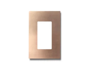 Basalte Outlet covers: US single outlet cover - horizontal rosé