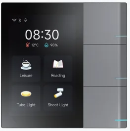 KNX Smart Touch S3 with Secure (KNX+ SIP Intercom+App Server) 3.3" Gray