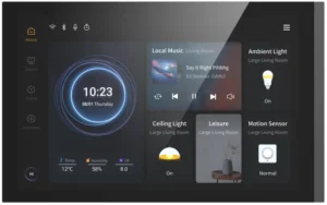 KNX Smart Touch S10 with Secure (KNX+ SIP Intercom+App Server), Black