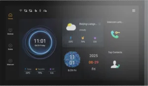 KNX Smart Touch S15 with Secure (KNX+ SIP Intercom+App Server), Black