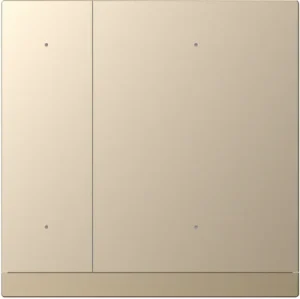 KNX Waltz Push Button Sensor, 2-Gang, Gold