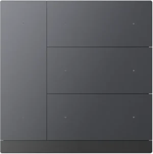 KNX Waltz Push Button Sensor, 4-Gang, Gray