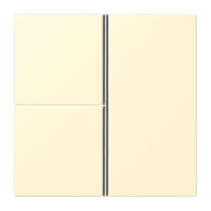 Cover kit 3-gang, F40, thermoplastic lacquered, LS range, blanc (32001)