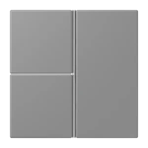 Cover kit 3-gang, F40, thermoplastic lacquered, LS range, gris 31 (32011)