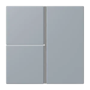 Cover kit 3-gang, F40, thermoplastic lacquered, LS range, gris clair 59 (4320O)