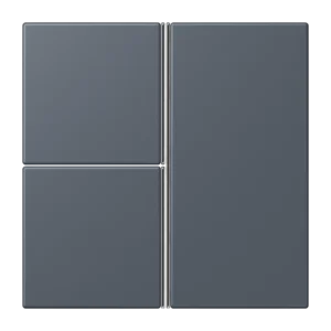 Cover kit 3-gang, F40, thermoplastic lacquered, LS range, gris foncé 59 (4320U)