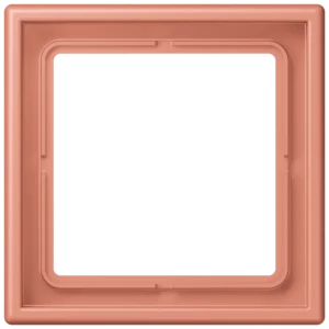 Frame 1-gang, LS 990, duroplastic lacquered, l'ocre rouge moyen (32111), vertical and horizontal installation