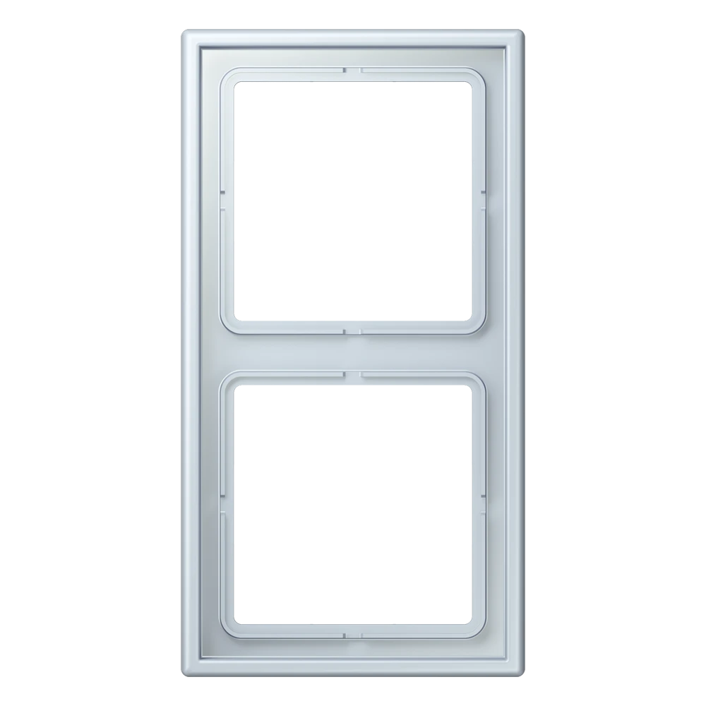 Frame 2-gang, LS 990, duroplastic lacquered, outremer pâle (32023), vertical and horizontal installation