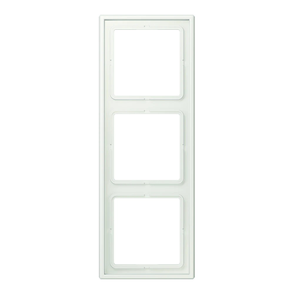 Frame 3-gang, LS 990, duroplastic lacquered, outremer gris (32024), vertical and horizontal installation