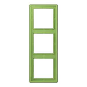 Frame 3-gang, LS 990, duroplastic lacquered, vert 31 (32051), vertical and horizontal installation